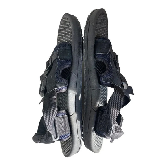 Teva Men's US 12 Fisherman Black Strappy Sport Spider Rubber  Sole 6904 Sandals - Picture 5 of 10